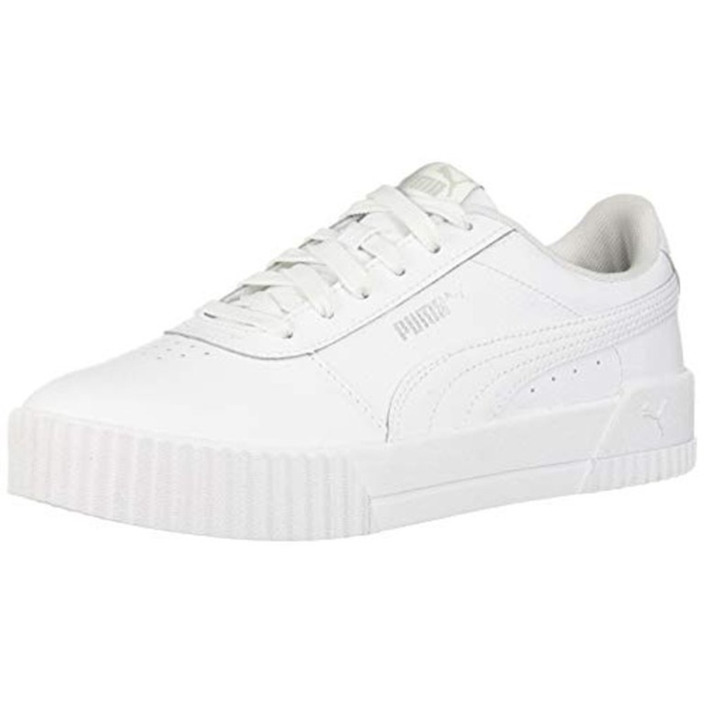 White Puma Carina Leather Women’s Sneakers - Picture 8 of 9
